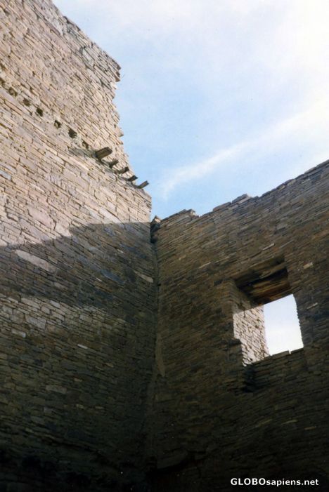 Postcard Pueblo Bonito ruins