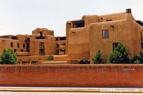 Postcard Santa Fe La Fonda Hotel