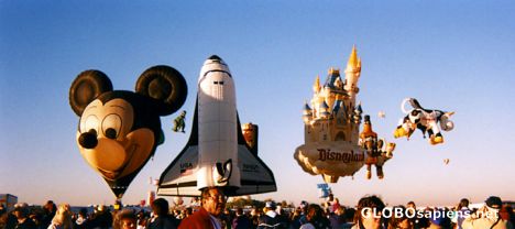 Postcard Fantastic Balloons