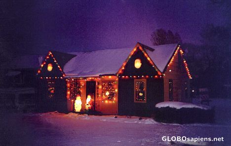 Postcard Gingerbread House