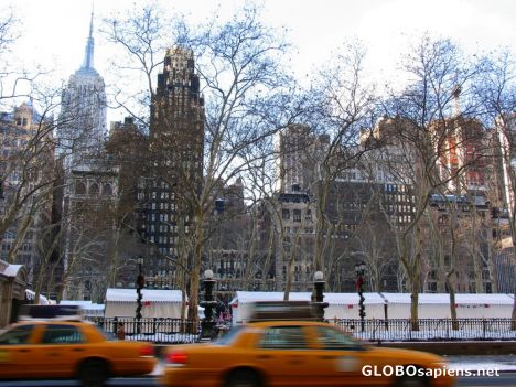 Postcard New York in Winter