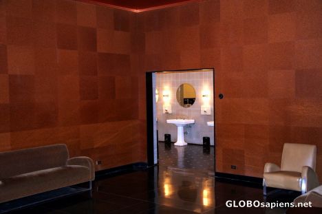 Postcard Bathroom inside the Radio City Music Hall