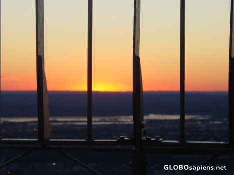 Postcard New York Sunset