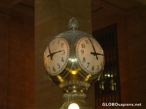 Postcard Famous Clock