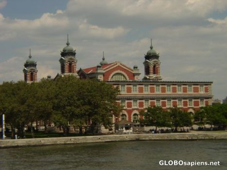 Postcard Ellis Island