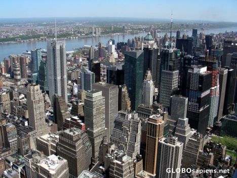 Postcard View over North East Manhattan