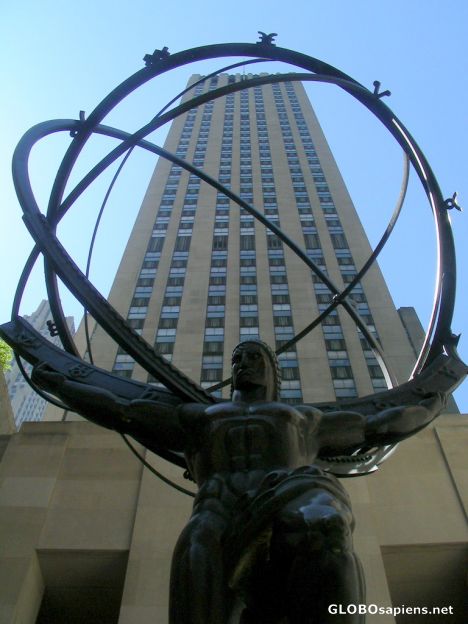 Postcard Rockefeller Center 02