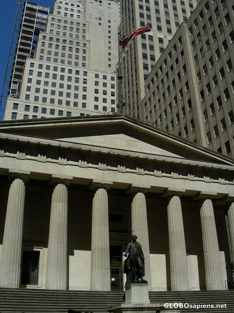 Postcard Federal Hall