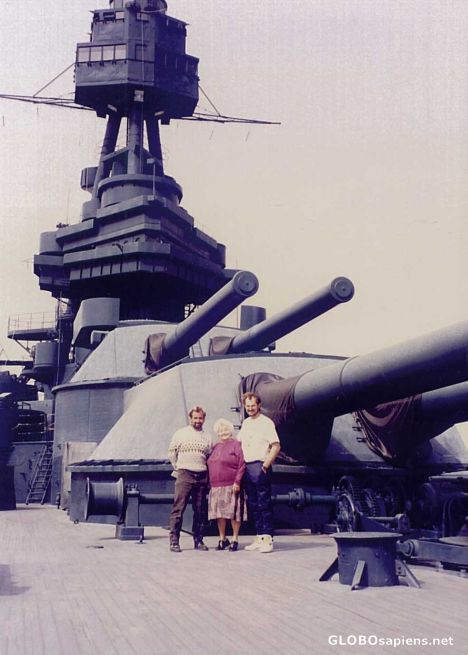 Postcard Battleship Texas