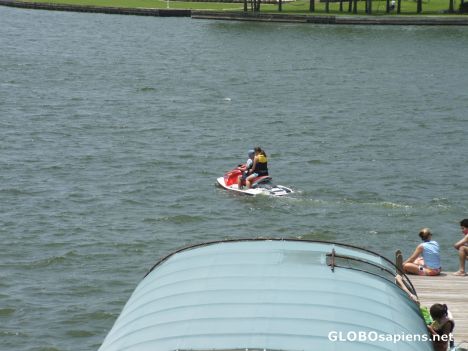 Postcard First attempt with the JetSki