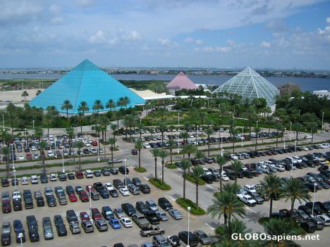 Postcard Moody Gardens 1o22 Skyline