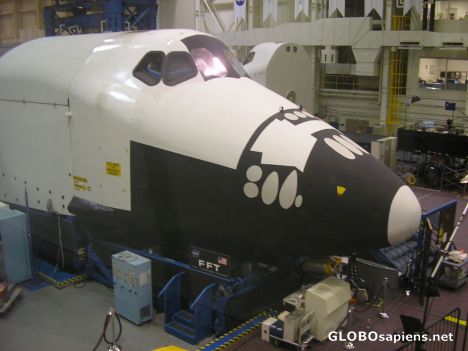 Postcard Space Center 6o8 Shuttle Nose