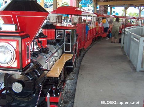 Postcard Boardwalk Choo-Choo BIG Kids