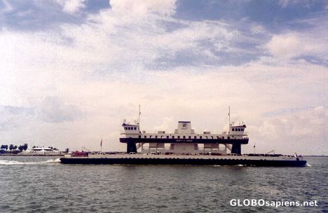 Postcard Push-Me-Pull-You Ferry