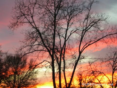 Postcard Sky at sun down