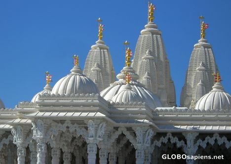 Postcard Swamy Narayan temple at Houston