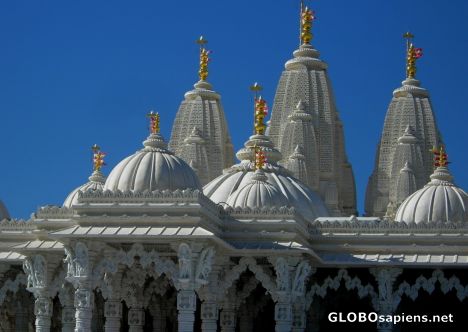 Postcard Swamy Narayan temple at Houston