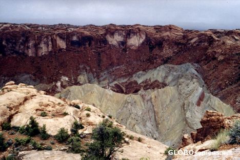 Postcard Upheaval dome