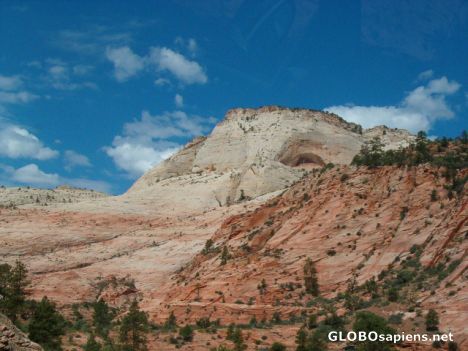 Postcard Zion's relief