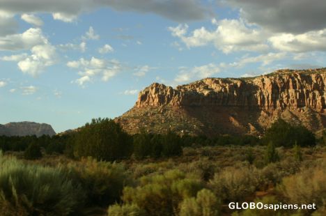 Postcard Morning light on the Canyon Wall