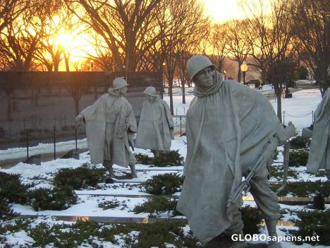 Postcard Korean Memorial