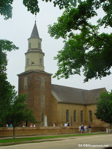 Postcard Bruton Parish Church