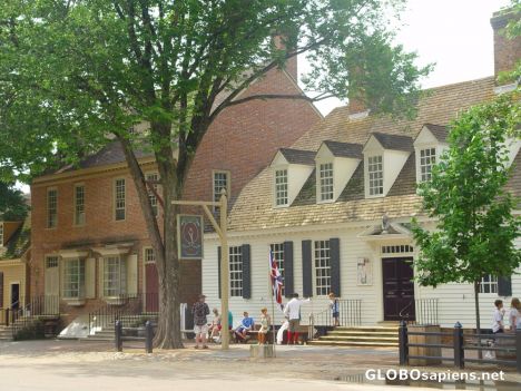 Postcard The John Crup House & Nicolson Store