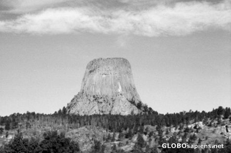 Postcard Devils Tower National Monument