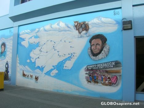 Postcard Iditarod race