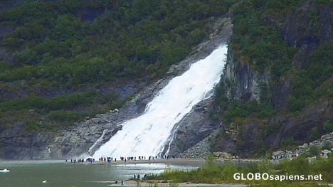 Postcard Nugget Fall near Juneau