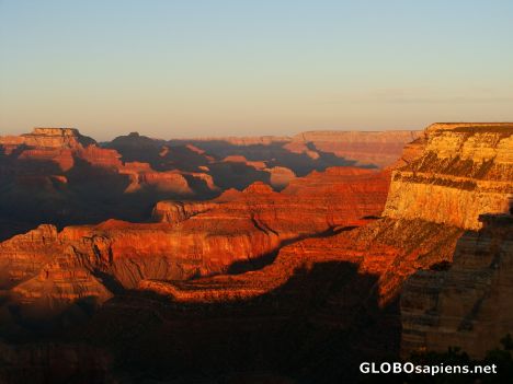 Postcard Sunset over the Grand Canyon