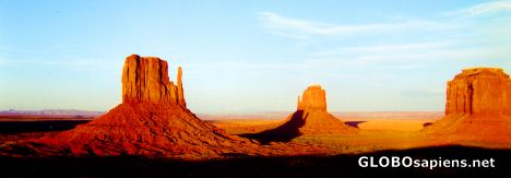 Postcard Monument Valley (US, AZ) - Sunset