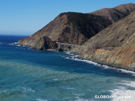 Postcard Along the scenic CA state Route 1