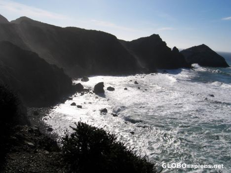 Postcard Along the scenic CA state Route 1