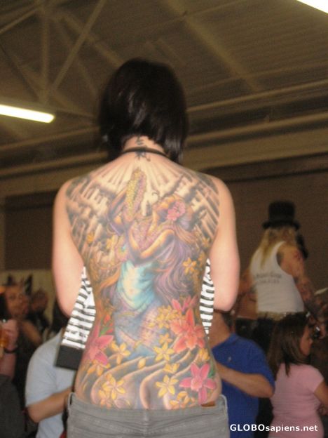Postcard Body Art Expo - Best Female Back