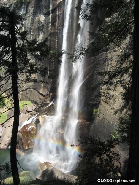 Postcard Vernal Falls 3/4 of the way up