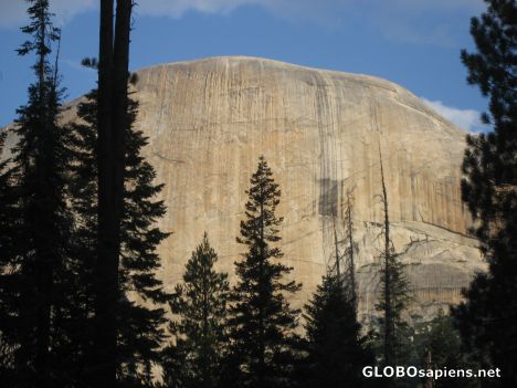 Postcard Our first view of the backside of Half Dome