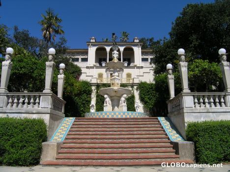 Postcard Hearst Castle