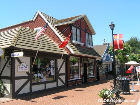 Postcard Danish Town in California