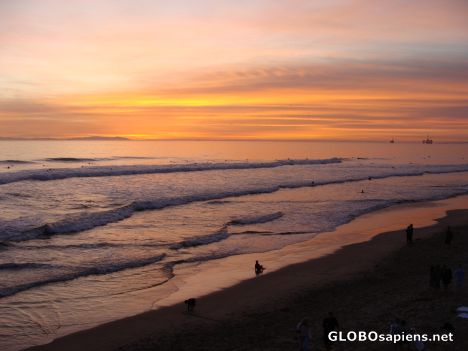 Postcard California Sunset
