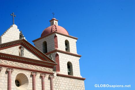 Postcard Santa Barbara Mission
