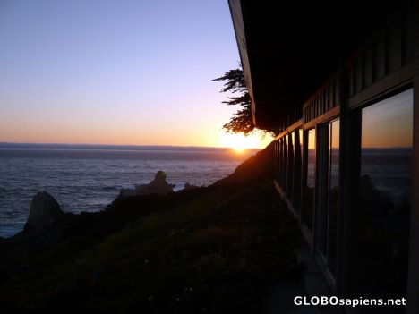 Postcard Sundown at 'Rocky Point'...