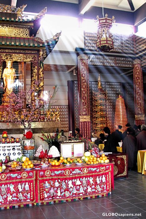 Postcard San Jose's Pao-Hua Buddhist Temple