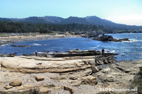 Postcard South Shore Trail, Point Lobos State Reserve