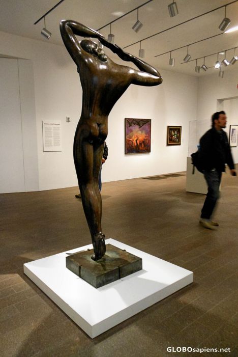 Postcard Venus, a Statue in the de Young Museum