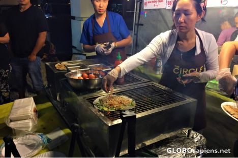 Postcard Food Vendors at the Little Saigon Night Market