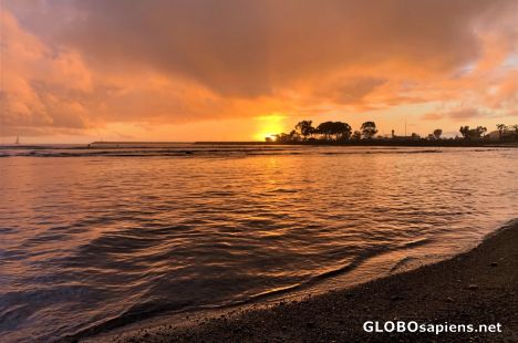 Postcard Sunset at Doheny Beach, Dana Point, CA