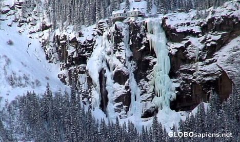 Postcard Bridal Veil Icefall
