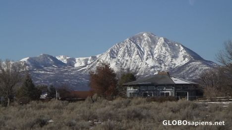 Mountain over Cortez