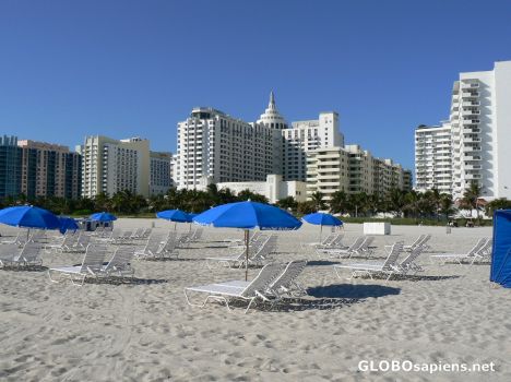 Postcard Early morning on South Beach